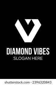  diamond DV idea vector logo design