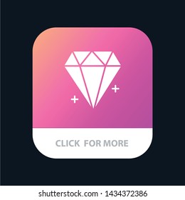 Diamond, Ecommerce, Jewelry, Jewel Mobile App Icon Design