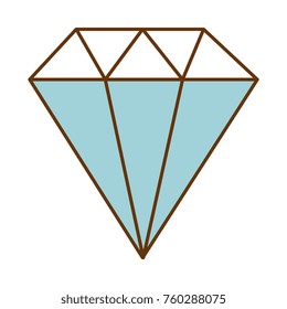 diamond elegant isolated icon