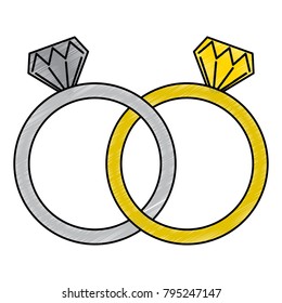 diamond engagement ring icon image 