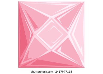 Diamant-Flachdekor-Design