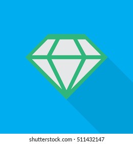 diamond flat icon illustration isolated vector sign symbol