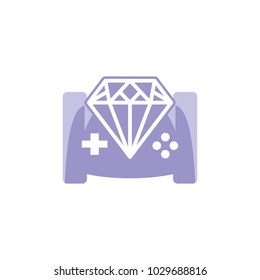 Diamond Game Logo Icon Design