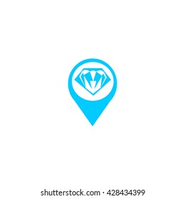 diamond, gem, icon