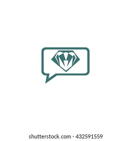 diamond, gem, icon