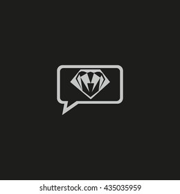 diamond, gem, icon