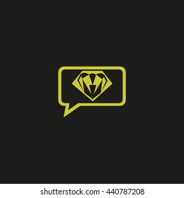 diamond, gem, icon