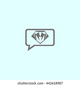 diamond, gem, icon
