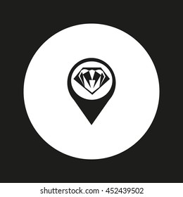diamond, gem, icon