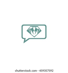 diamond, gem, icon