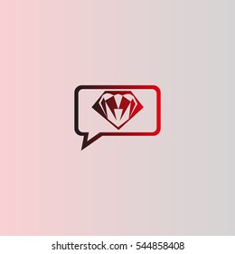 diamond, gem, icon