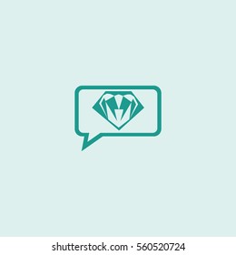 diamond, gem, icon