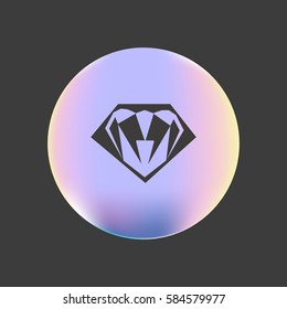 diamond, gem, icon