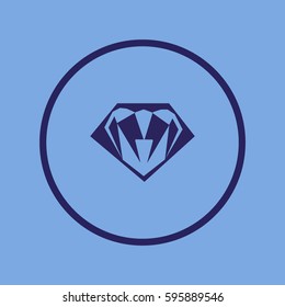 diamond, gem, icon