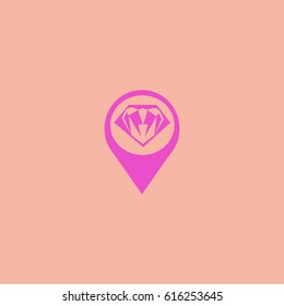 diamond, gem, icon