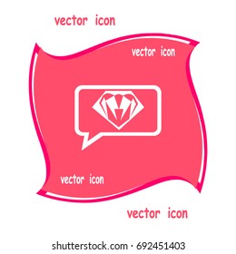 diamond, gem, icon