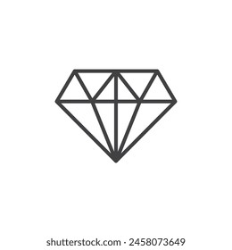 Conjunto de iconos de joyas de diamantes. Símbolo de Vector de cristal de lujo.