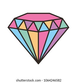 diamond gem isolated icon