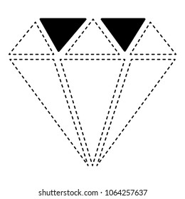 diamond gem isolated icon