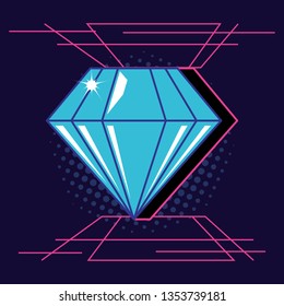 diamond gem isolated icon