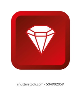 diamond gem isolated icon