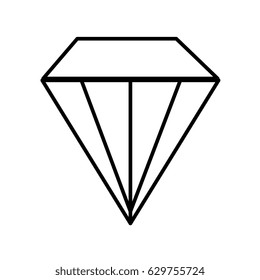 diamond gem isolated icon