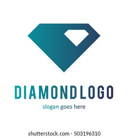 DIAMOND GEM LOGO ICON SYMBOL TEMPLATE