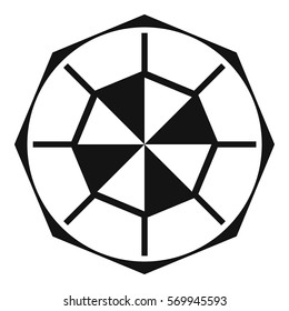 Diamond gemstone icon. Simple illustration of diamond gemstone vector icon for web