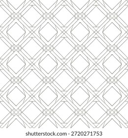 Padrão de Linha Abstrata Geométrica Diamante