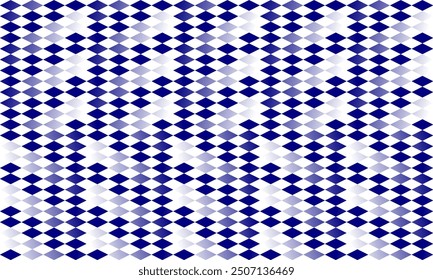 Diamond geometric blue random gradient degrade background seamless repeat style, replete image design for fabric printing, checkerboard, chessboard 