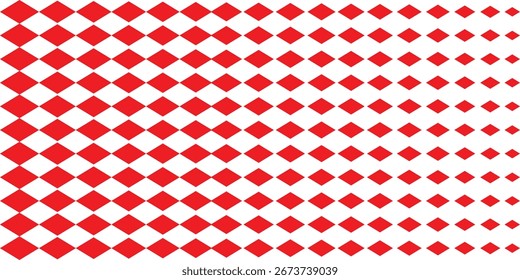 Patrón de desvanecimiento geométrico de diamante o Vector de fondo. Desvanecimiento de velocidad de Vector de píxeles geométricos cuadrados. Textura digital de gradiente de cuadrícula de partículas Abstractas. Mosaico gráfico de semitono con forma de diamante. eps 10