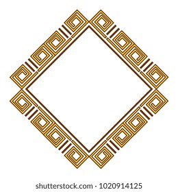 diamond geometric frame icon