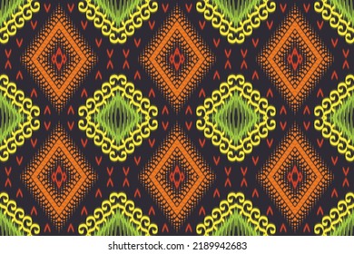 Diamant Geometrische Formen Nahtlose Vektorgrafik. Ikat Aztec Stoffdesign für Papier-Umhüllung Teppich Textil-Teppich-Bekleidung Mode Hintergrund Tapete Industrie.