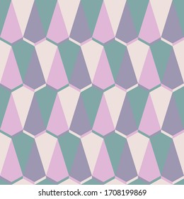 Vector geométrico de diamante. Excelente para decoración casera, envoltura, reserva de recortes, papel pintado, regalo, niños. 
