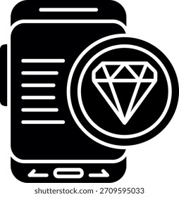 Symboldesign mit Diamantglyphen