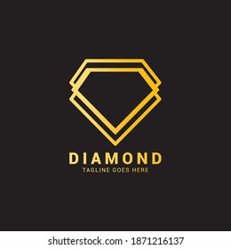 Diamond Gold Jewelry Concept Logo Icon Stock Vector (Royalty Free ...