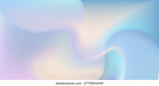 Diamond gradient bg with degrade hologram effect, laser iridescent banner. Holographic silk gradation with liquid texture, pastel paper. Clean lavender y2k foil for cloud book. Pearlescent backdrop