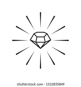 Diamond graphic deisgn template vector isolated illustration