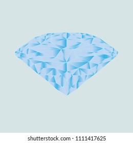 diamond grey background vector illustration isolated no background