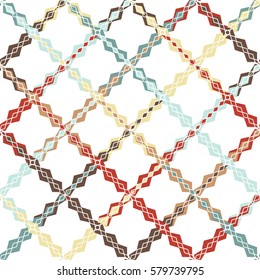 Diamond grid pattern color