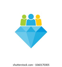 Diamond Group Logo Icon Design