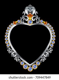 diamond heart frame