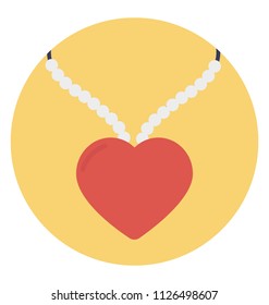 A diamond heart jewelry piece, necklace 
