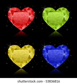 Corazones de diamantes