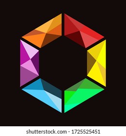 Hexágono de diamantes sin antecedentes