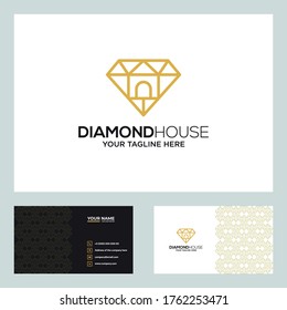 diamond house and business cards