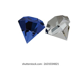 diamond icon 3d illustration render