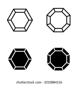Diamond icon for apps and web sites