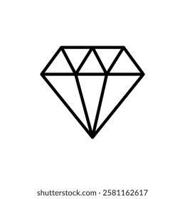 Diamond icon Art design illustration