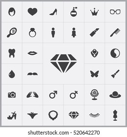 diamond icon. beauty, glamour icons universal set for web and mobile